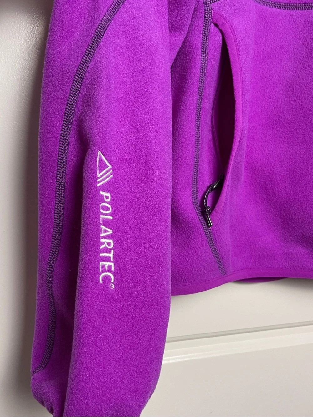 Nike ACG Wolf Tree Polartec 1/2 Zip Fleece Women L Purple NWT HJ0237-505
